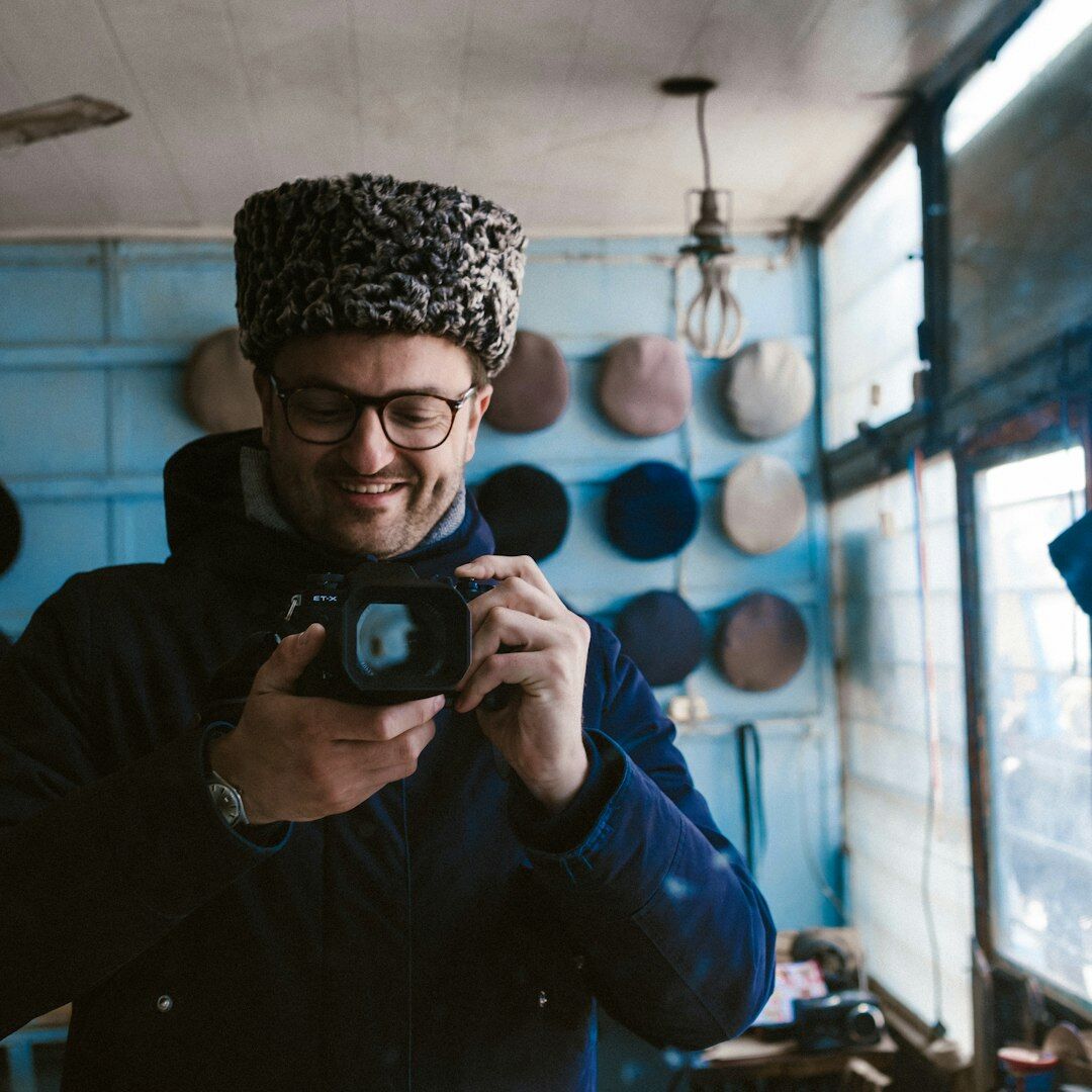 Portrait of a male camera operator