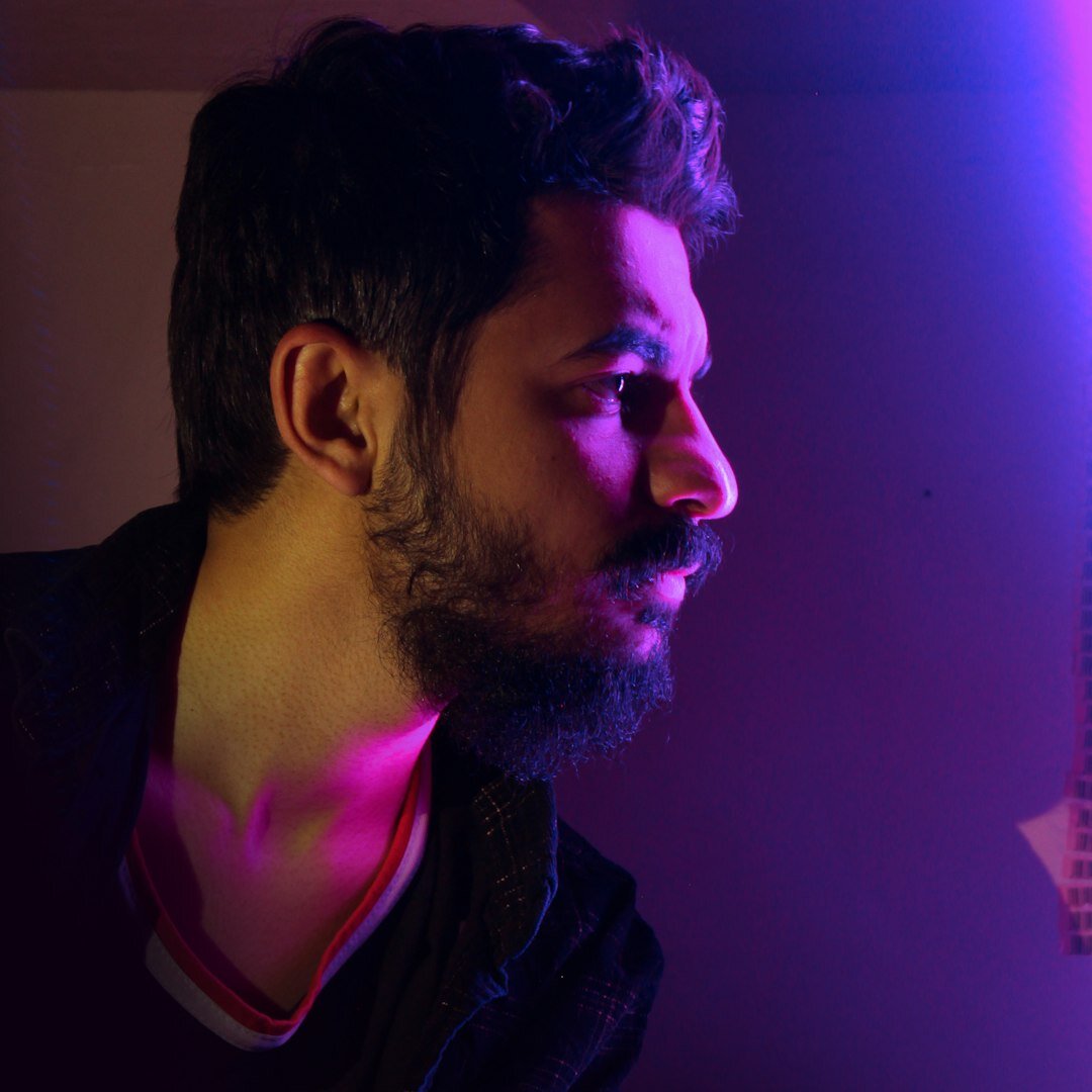 Portrait of a male lighting technician